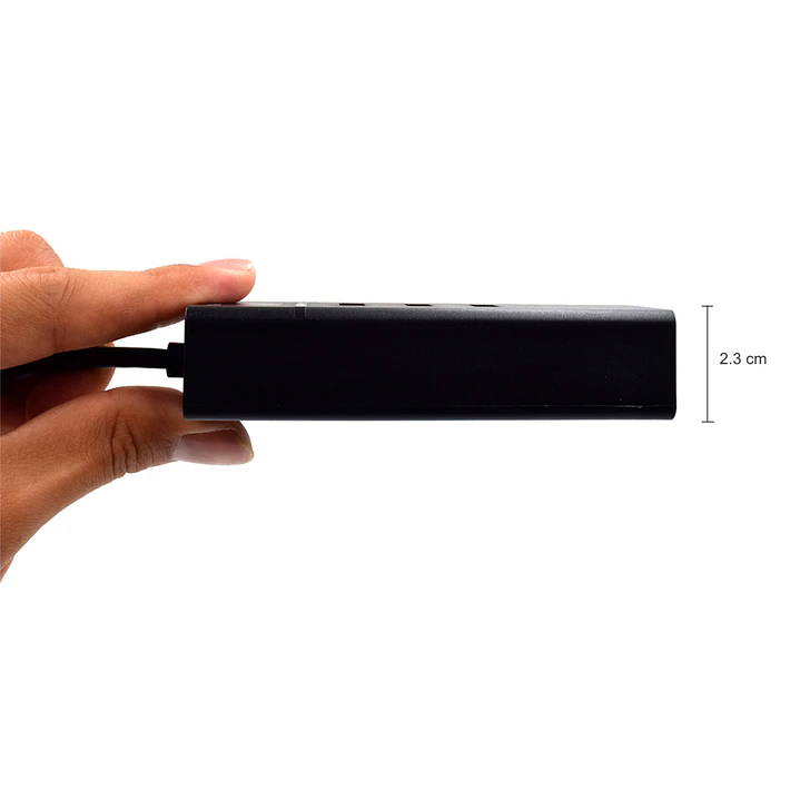 EWENT EW1141 Hub Tipo-C 3Pts.USB 3.1+1pto. GIGABIT 4