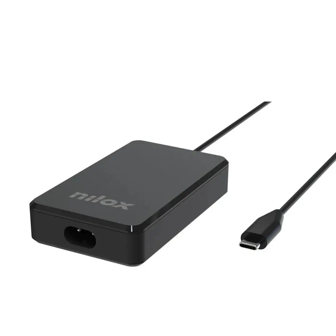 NILOX Alimentador gan usb-c para portátil -90w 1