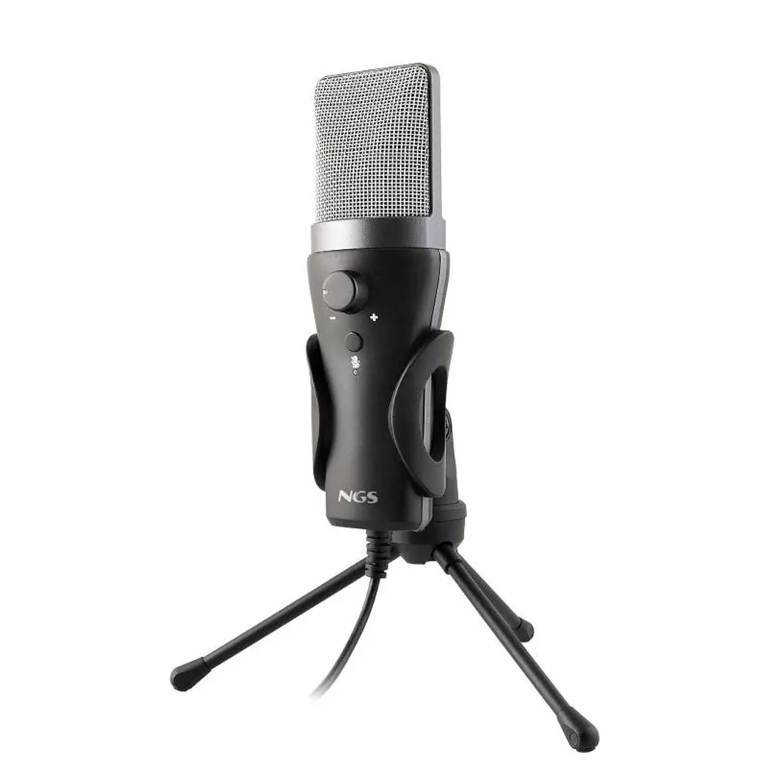 NGS Micrófono PC Usb con soporte tripode 1