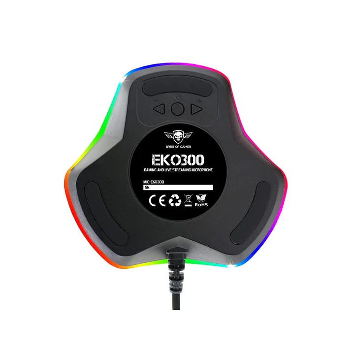 Spirit of Gamer Microfono Eko 300 Negro 2