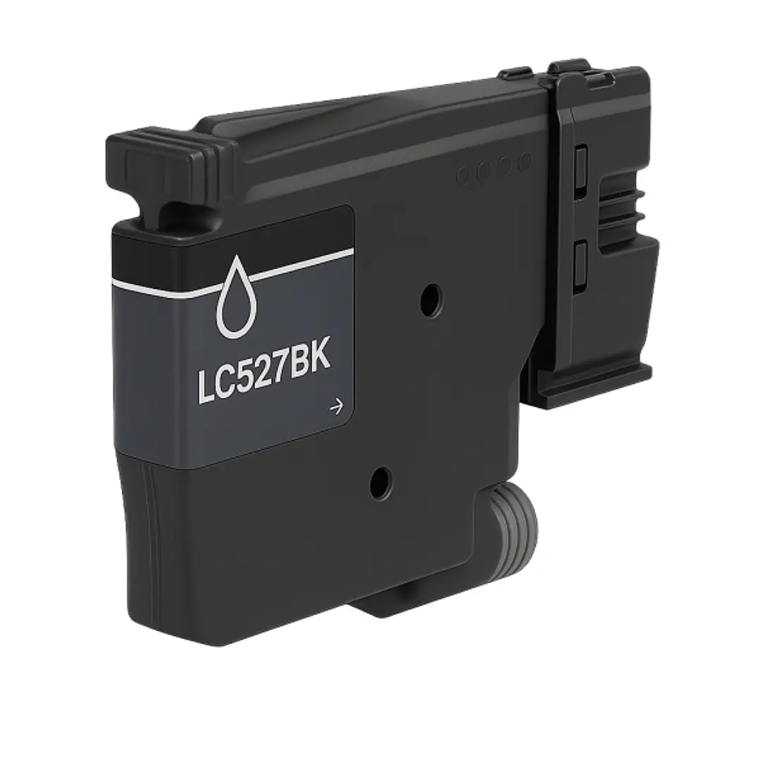 Brother LC527 Negro Cartucho de Tinta Pigmentada Generico - Reemplaza LC527BK 1