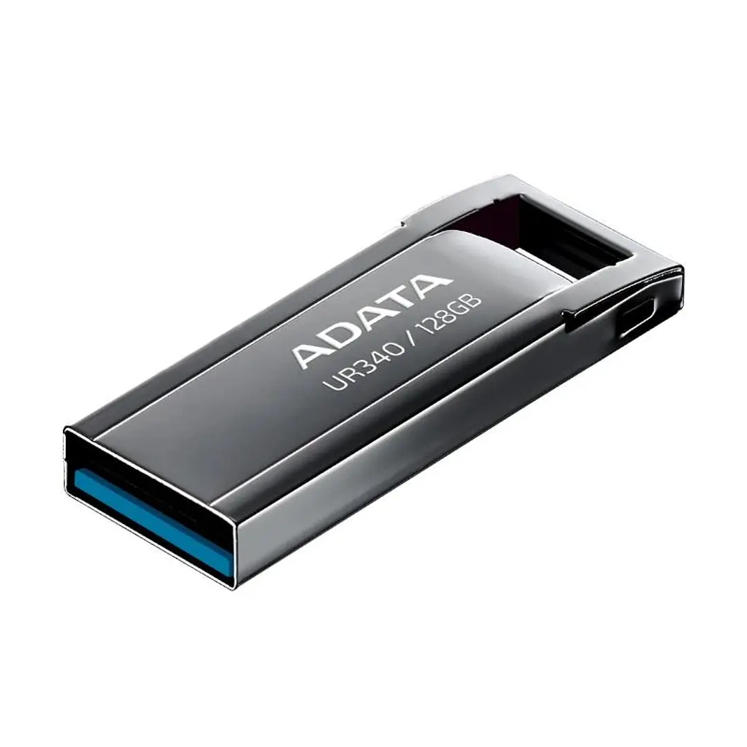 ADATA Lapiz USB UR340 128GB USB 3.2 Metal Black 1