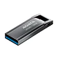 ADATA Lapiz USB UR340 128GB USB 3.2 Metal Black - Thumbnail 1