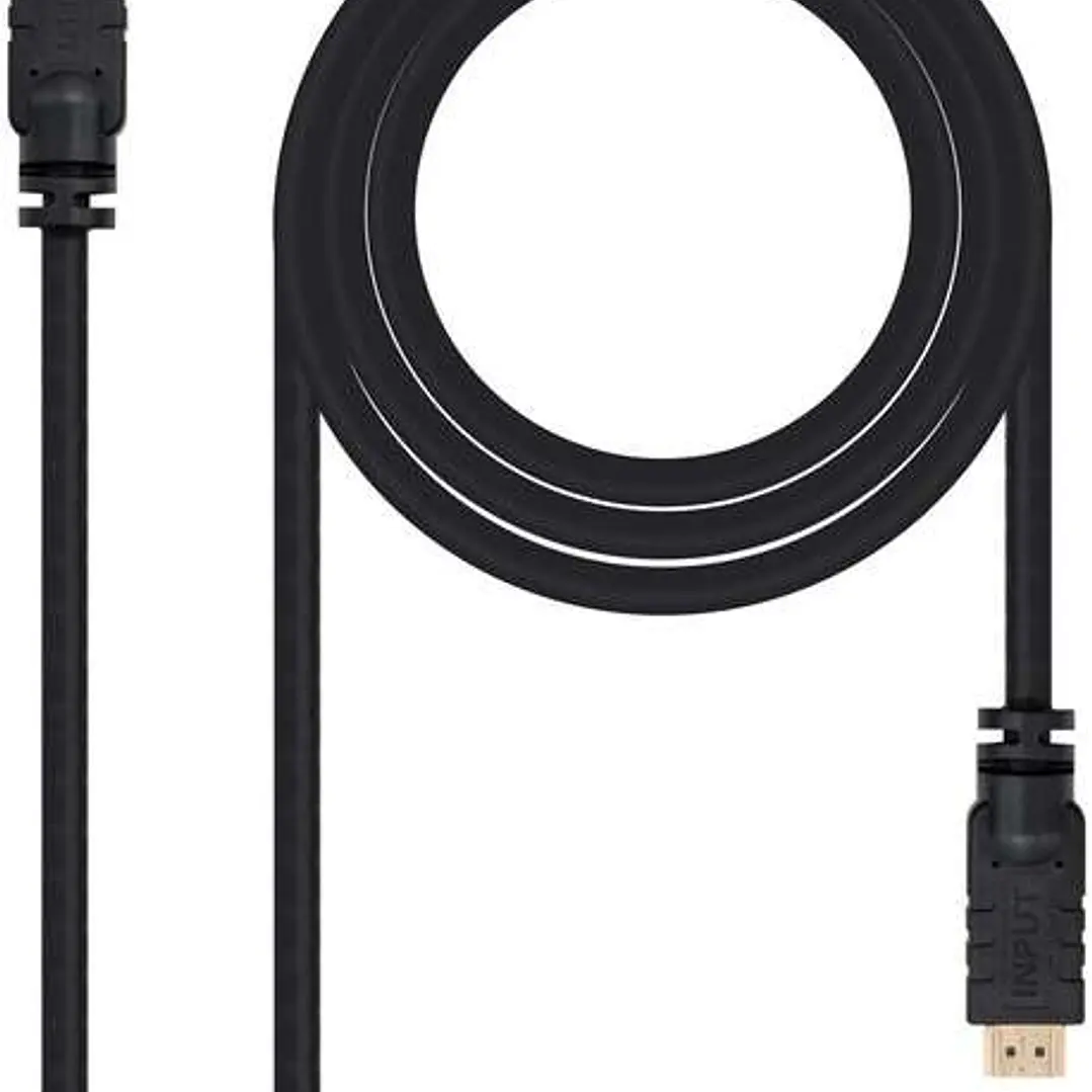 Nanocable Cable HDMI v1.4 con Repetidor Macho a HDMI v1.4 Macho 20m - Alta Velocidad - Color Negro 1