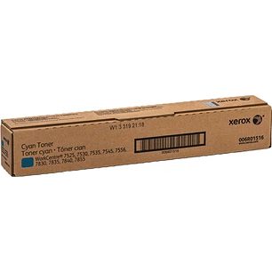 Xerox WorkCentre 7525/7535/7545/7830 Cyan Cartucho de Toner Original - 006R01516