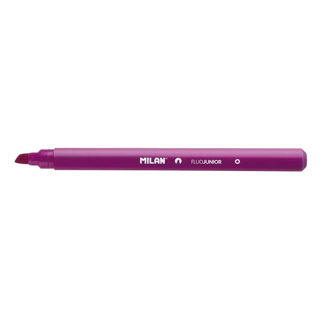 Milan Junior Marcador Fluorescente - Punta Biselada 1 - 4mm - Color Rosa 1