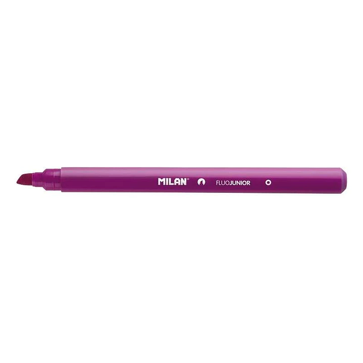 Milan Junior Marcador Fluorescente - Punta Biselada 1 - 4mm - Color Rosa 1