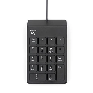 Ewent Teclado Numerico - Cable USB-A de 1.35m - Color Negro