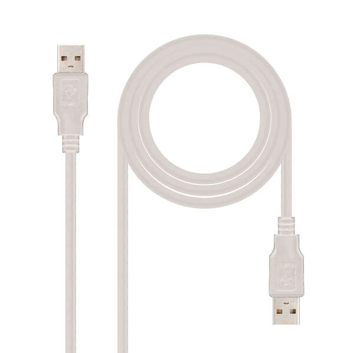 Nanocable Cable USB-A 2.0 Macho a USB-A Macho 3m 1