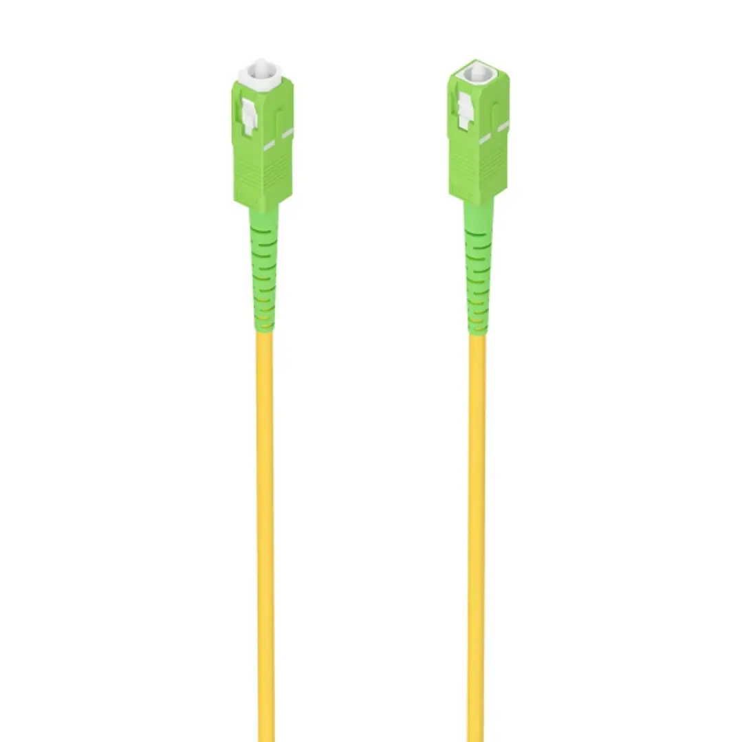 Aisens Cable Fibra Optica Latiguillo G657A2 3.0 9/125 SMF Simplex CPR Dca LSZH - SC/APC-SC/APC - 1M - Color Amarillo 1