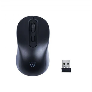 Ewent EW3218 Raton Inalambrico USB 1600dpi - 4 Botones - Uso Ambidiestro - Color Negro