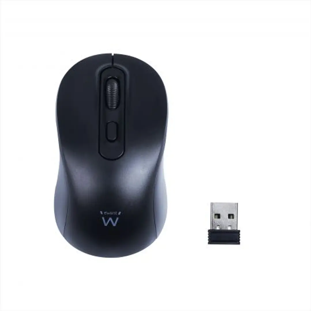 Ewent EW3218 Raton Inalambrico USB 1600dpi - 4 Botones - Uso Ambidiestro - Color Negro 1