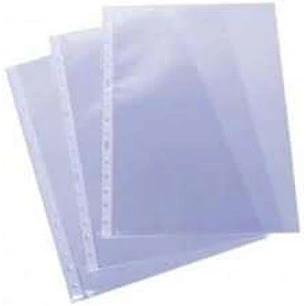 Esselte Pack de 100 Fundas Multitaladro Portadocumentos Formato A4 60 Micras - 16 Taladros - Transparente Acabado Piel de Naranja