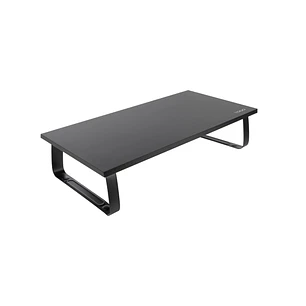 Tooq TQMR111 Soporte Elevador para Monitor o Portatil - Madera - Peso Max. 20kg - Color Negro
