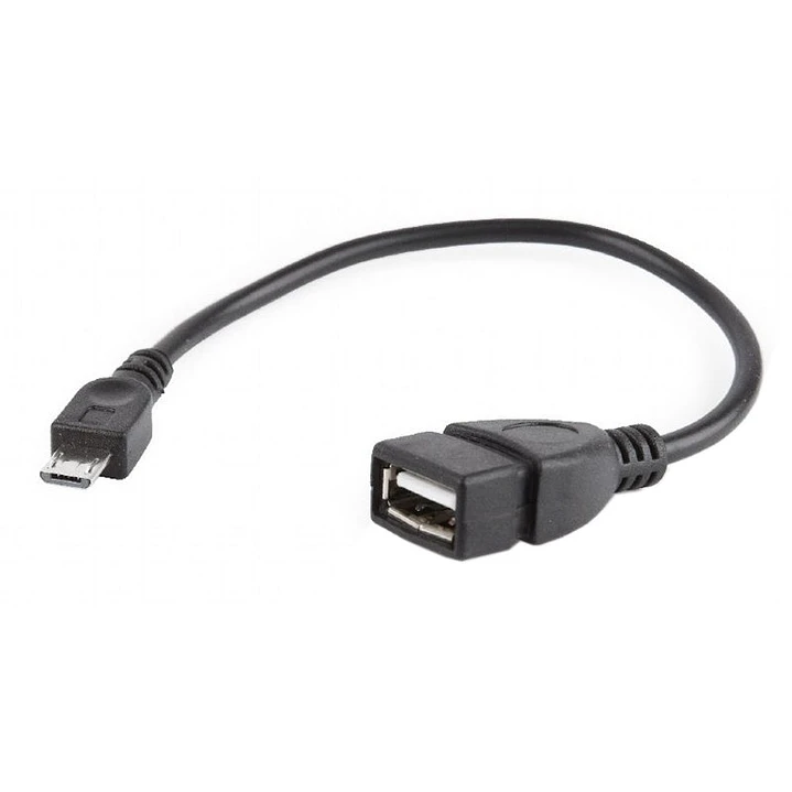 Gembird Cable USB 2.0 OTG Micro B/M - A/H 15 cm Ne 1