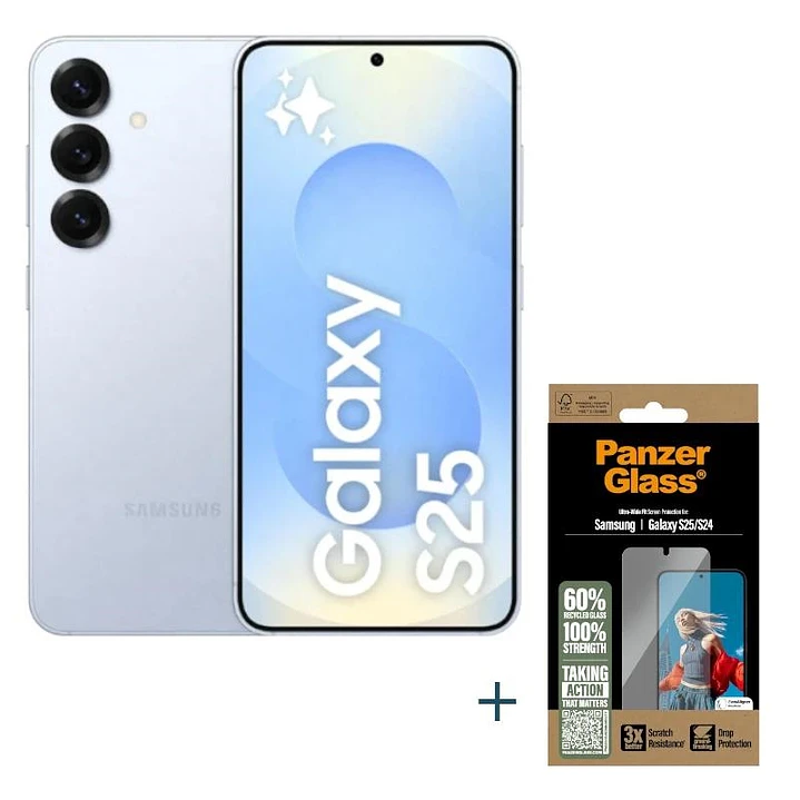 Samsung Galaxy S25 256Gb 12Gb Blue+Prot PanzerGlas 1