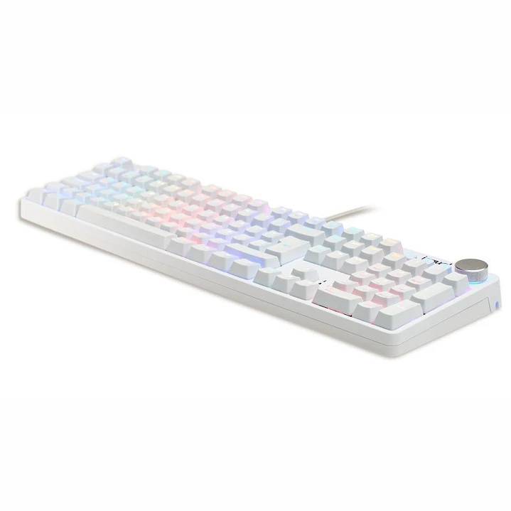 iggual Teclado gaming mecánico PEARL RGB blanco 2
