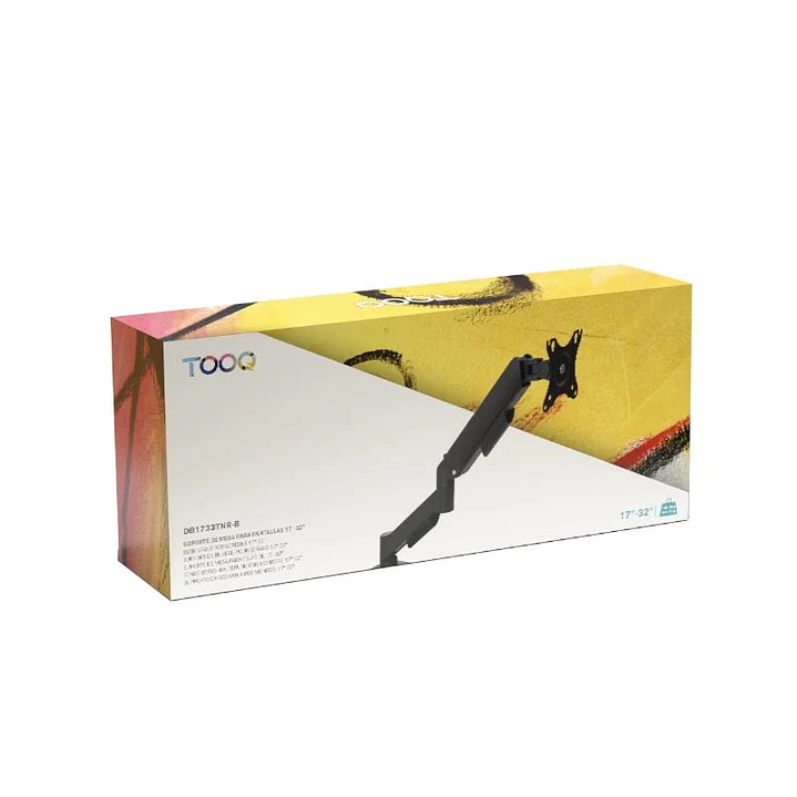 Tooq Soporte mesa DB1733TNR-B 1 brazo 17-32 Negro 3
