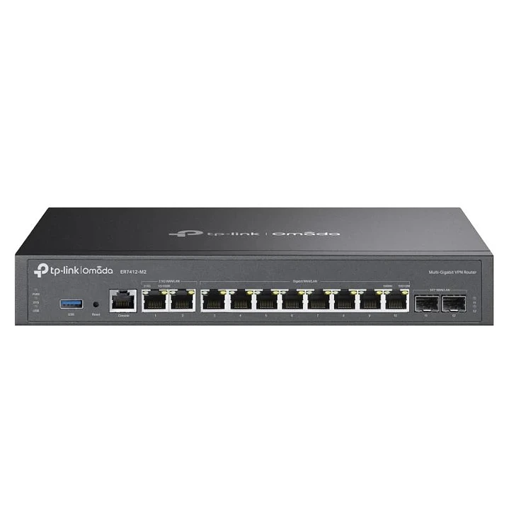 TP-Link ER7412-M2 Router 2x2.5GbE 2xGb SFP 8xGbE 1