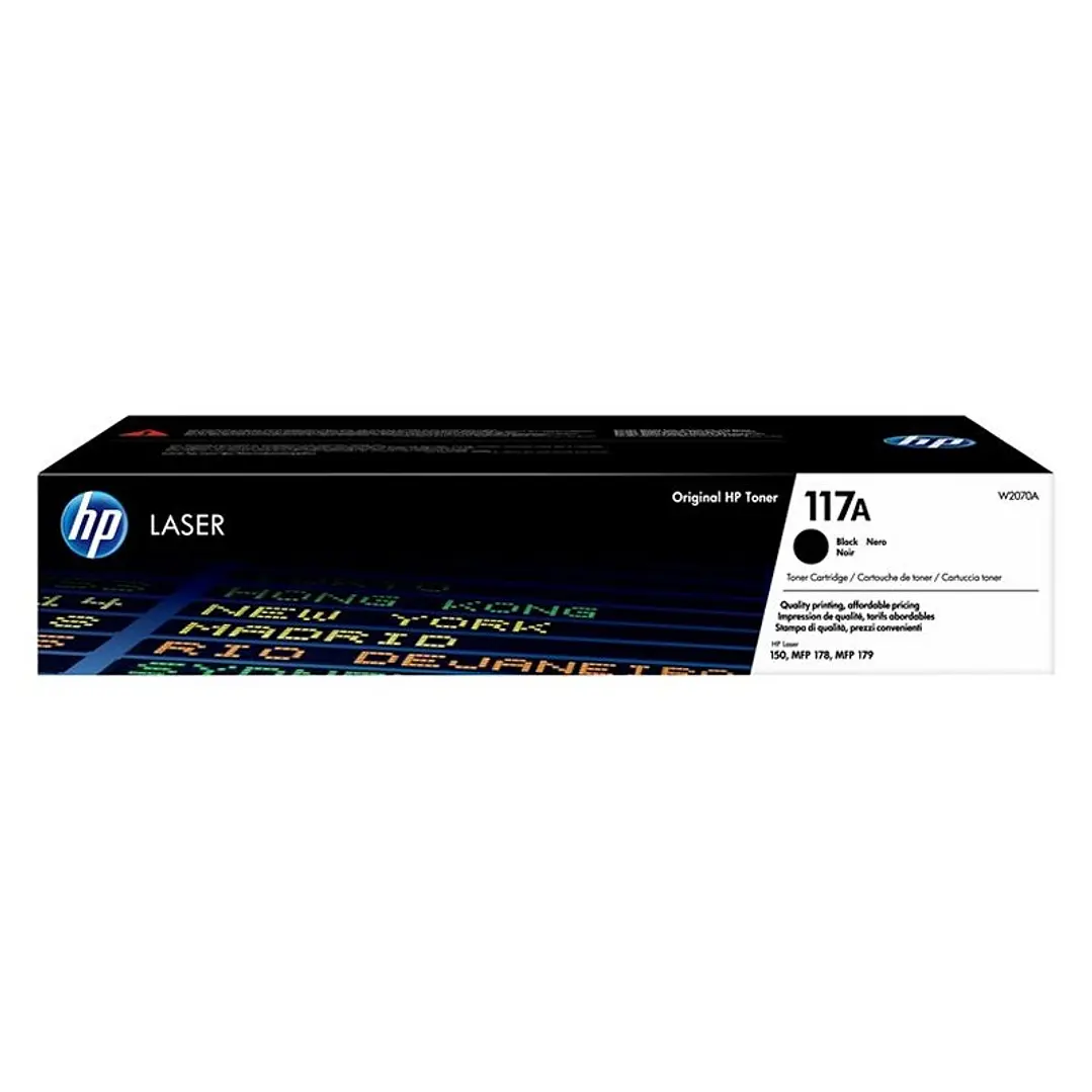 HP Tóner 117A Negro 1