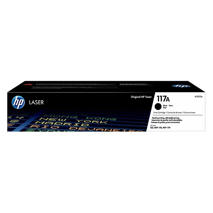 HP Tóner 117A Negro 1