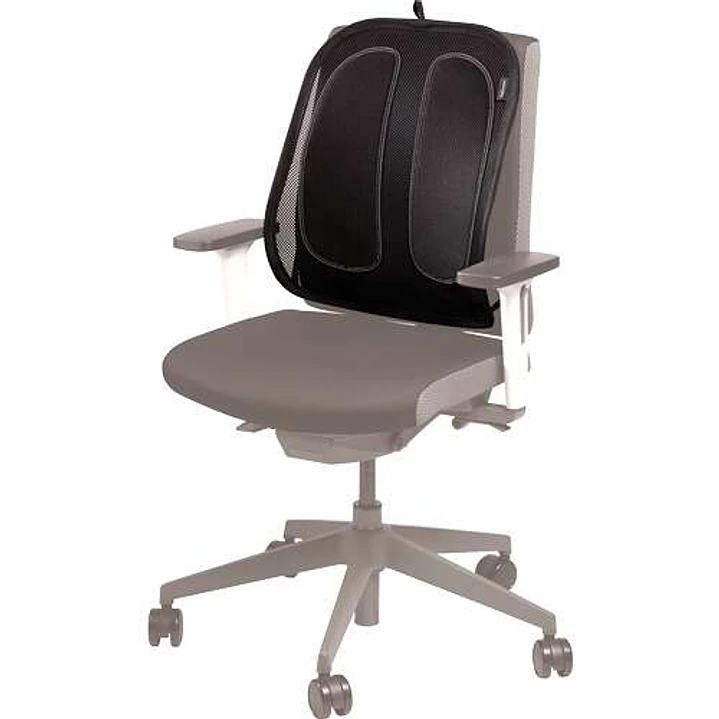Fellowes Mesh Office Suites Cojin Lumbar - Material de Malla - Ajustable a Cualquier Silla - Color Negro 1