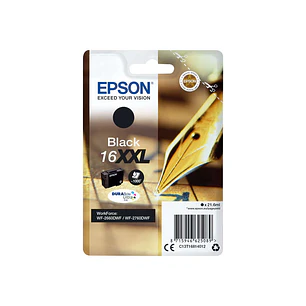 Epson T1681 (16XXL) Negro Cartucho de Tinta Original - C13T16814012