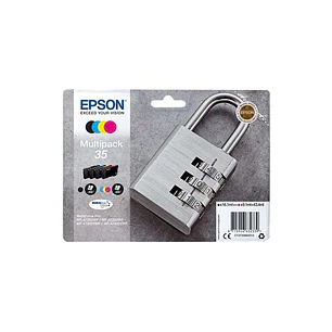 Epson T3586 (35) Pack de 4 Cartuchos de Tinta Originales - C13T35864010