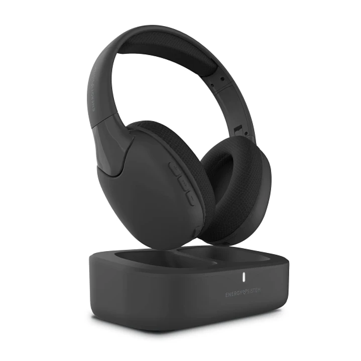 Energy Sistem SoundReel TV Auriculares Para TV - Conexion RF, Bluetooth, Optico y Jack - Hasta 18h de Bateria - Compatible Con Todos los TV - Color Ne 1
