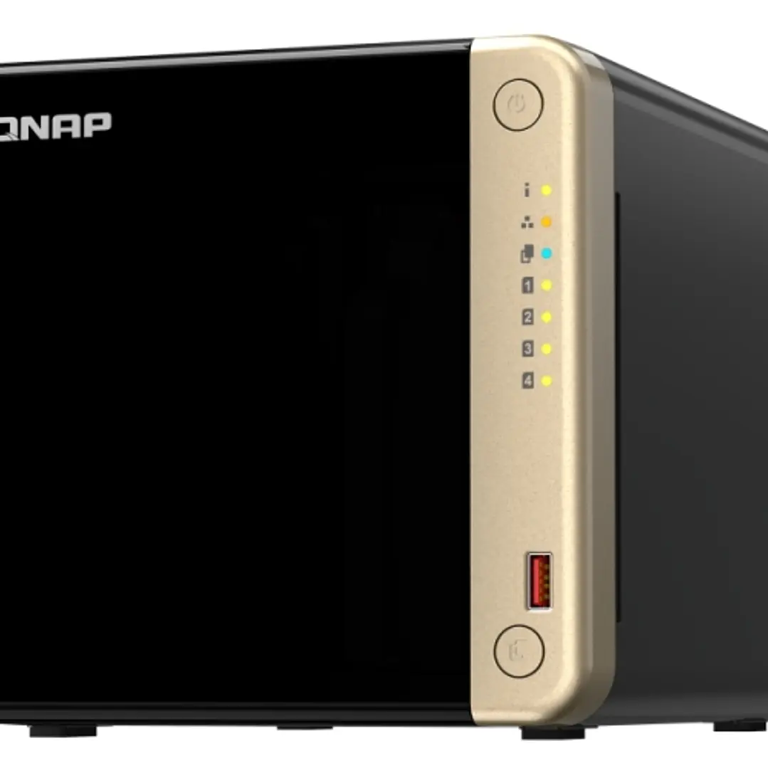 QNAP TS-464-8G NAS Torre Procesador Intel Celeron N5095 - Memoria 8GB - 4 Bahias 2.5