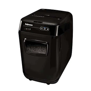 Fellowes AutoMax 200C Destructora de Papel Automatica Corte en Particulas P-4 - Autoalimentacion 200 Hojas, Manual 10 Hojas - Capacidad de la Papelera