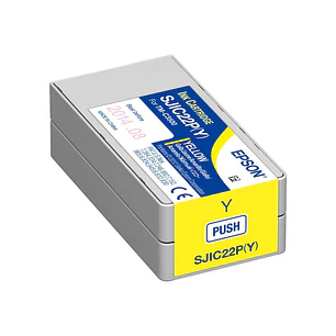 Epson SJIC22P Amarillo Cartucho de Tinta Original - C33S020604/SJIC22P(Y)