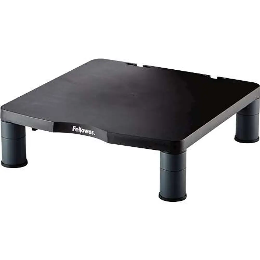 Fellowes Soporte Elevador Estandar para Monitor - Ajuste de Altura - Patas Antideslizantes - Peso Max 27kg - Color Grafito 1