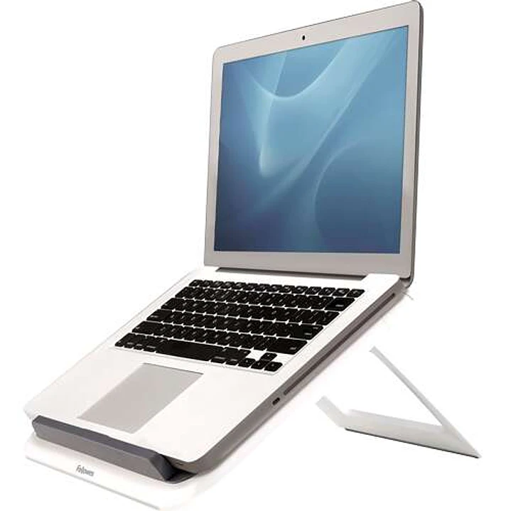 Fellowes Spire Series Soporte Elevador para Portatil - Ajustable en 7 Angulos - Tope Frontal - Plegable - Hasta 17 Pulgadas y 4kg 1