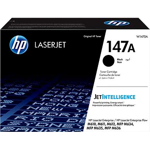 HP W1470A Negro Cartucho de Toner Original - 147A