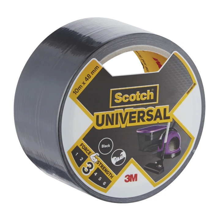 Scotch Cinta Adhesiva Americana 48mm x 10m - Color Negro 1
