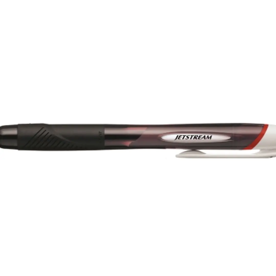 Uni-ball JetStream Sport SXN-150E Boligrafo Retractil - Punta de Bola 1mm - Tinta Pigmentada Resistente al Agua y Luz - Secado Instantaneo - Color Roj 1