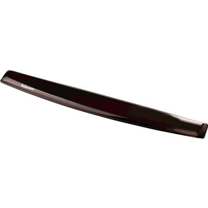 Fellowes Crystal Reposamuñecas de Gel para Teclado - Resistente a las Manchas - Base Antideslizante - Color Negro 1