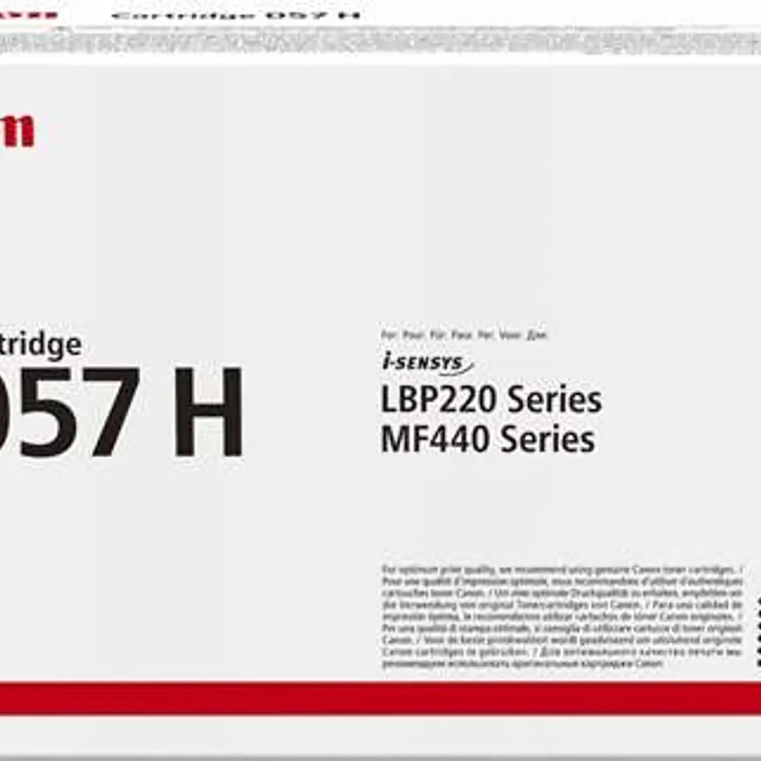 Canon 057H Negro Cartucho de Toner Original - 3010C002/3010C004 1