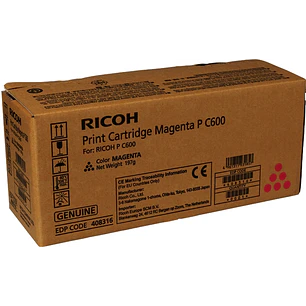 Ricoh PC600 Magenta Cartucho de Toner Original - 408316/P C600M