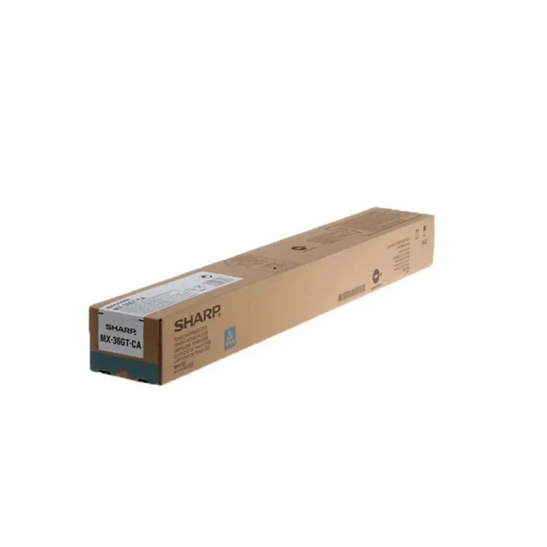 Sharp MX36 Cyan Cartucho de Toner Original - MX36GTCA 1
