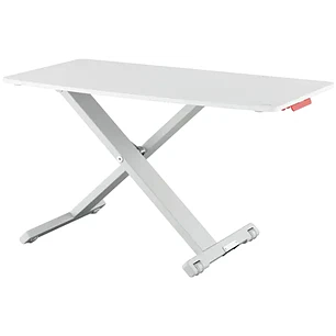 Leitz Ergo Cosy Convertidor de Escritorio - Para Cambiar de Sentado a de Pie - Ajuste de Altura Neumatico - Escritorio de 70x35cm - Color Gris