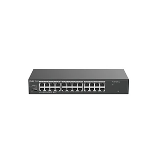 Ruijie RG-ES124G-L Switch No Gestionado - 24 Puertos - Velocidad hasta 1Gbps - Carcasa de Acero - Color Negro