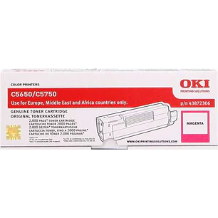 OKI C5650/C5750 Magenta Cartucho de Toner Original - 43872306