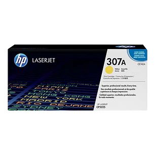 HP CE742A Amarillo Cartucho de Toner Original - 307A