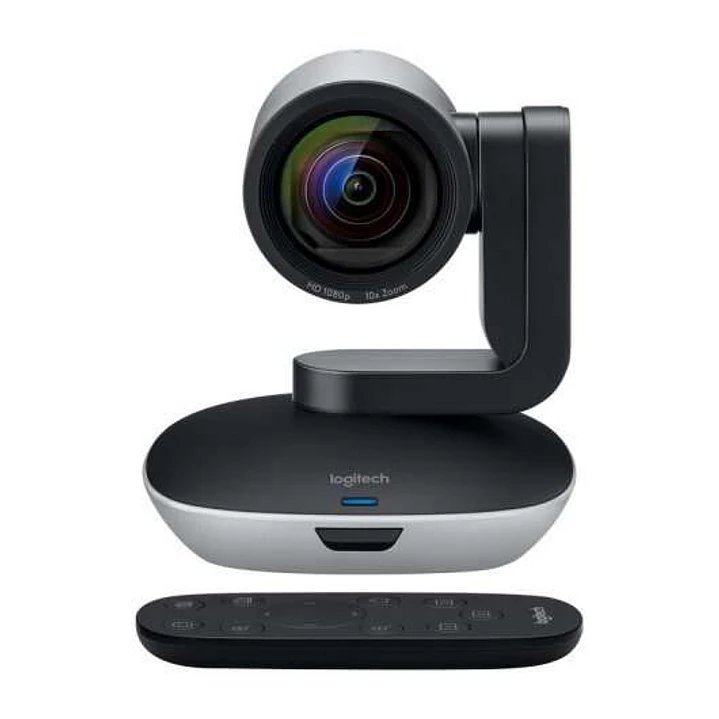 Logitech PTZ Pro 2 Full HD 1080p USB - Funcion Panoramica, Inclinacion y Zoom 10x - Campo de Vision 90º - Mando a Distancia - Cable de 3m - Color Negr 1