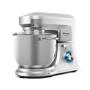 Orbegozo AM 8000 Amasadora Multifuncional - Potente Motor de 1800W - BOL de Acero Inoxidable de 7L - 6 Velocidades + Pulse - Accesorios para Amasar - 
