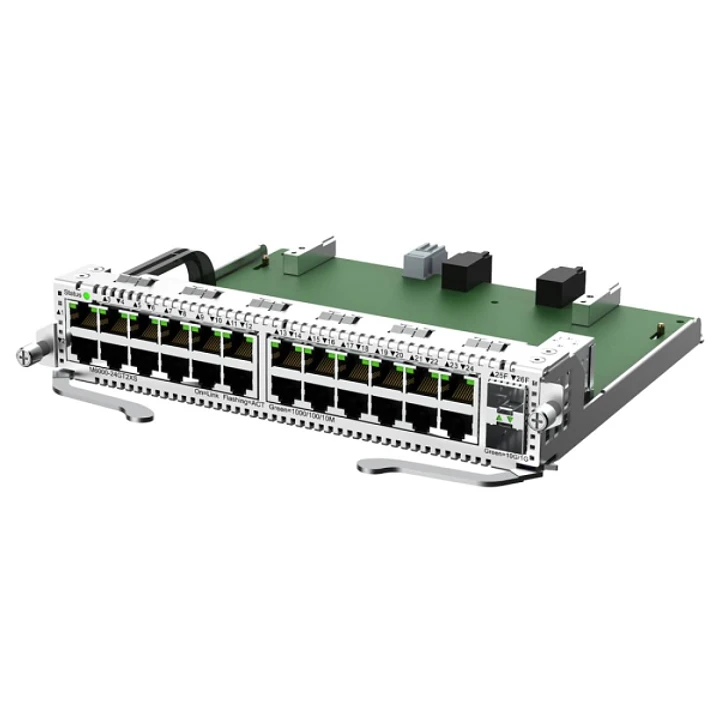 Ruijie M6000-24GT2XS Tarjeta Switch de Expansion Mixta para Chasis - 24 Puertos Ethernet hasta 1Gbps - 2x SFP+ hasta 10Gbps - Color Acero 1