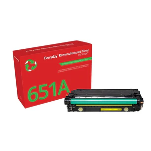 Xerox Everyday HP CE342A/CE742A/CE272A Amarillo Cartucho de Toner Remanufacturado - Reemplaza 651A/307A/650A