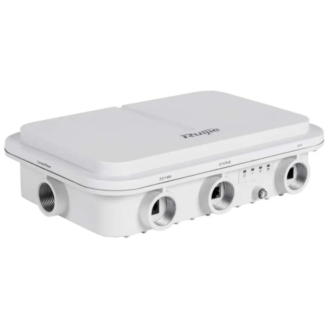 Ruijie RG-AP680(CD) Punto de Acceso para Exterior - Doble Banda - PoE - Ethernet - 1.8Gbps - WiFi 6 AX1800 - Antenas Internas - Color Blanco 1
